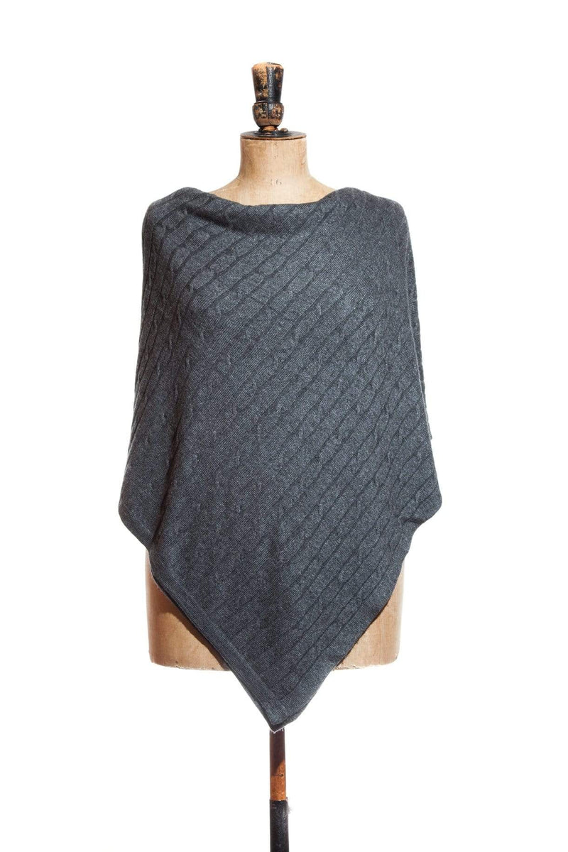 yuau0515Roku　COTTON WOOL KNIT PONCHO pattern-knit-crochet-kids-