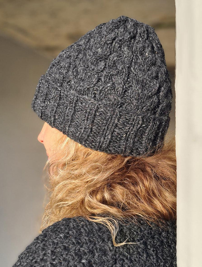 Cable Knit Beanie Hats - The Curious Yak - Online Scarf Store