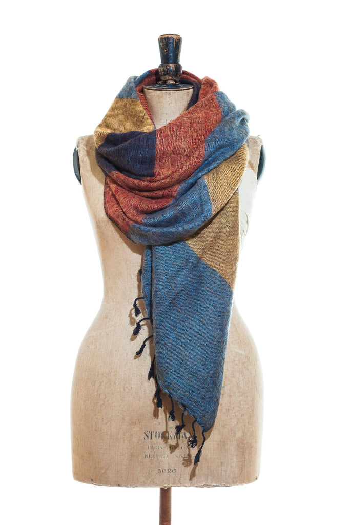 [Cashmere Scarf]-[Navy Poncho]-[Online scarf store free shipping]-[yak wool]-[cashmere]-[free delivery]-www.thecuriousyak.com