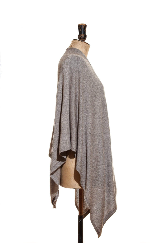 Open Truffle Poncho - The Curious Yak - Online Scarf Store